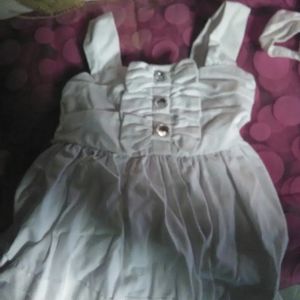 Savannah 18-24 month formal long white dress